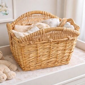 Vintage Large Woven Basket